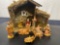 Nativity Set Fontanini by Roman (10 figures and mossy house)