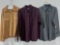 3x Pendleton 100% Virgin Wool Shirts Size XL