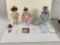 3 x Ashton drake galleries vintage porcelain dolls, boxes included