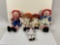 Lot of different vintage Raggedy Ann and Andy
