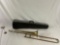 Vintage CLEVELAND HN White Co. brass trombone w/ hard case, shows wear, no mouth piece, sold as is