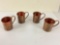 4x Vintage Smirnoff Moscow Mule Copper Cups, Paykoc Imports, Made in Turkey.