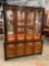 Large Lighted display hutch by THOMASVILLE FURNITURE.