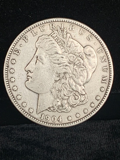 1904 better date Silver Morgan dollar