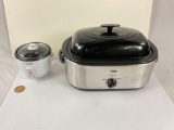 oyster 20 quart self basting roaster oven and aroma 6 cup rice cooker