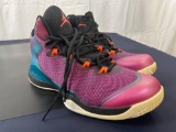 Nike Jordan Super Fly 3 684933-625 Pink Orange Black Teal Size 11