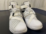 Nike Men LeBron Soldier IX 9 Shoes 749498 100 White Black Silver Size 11