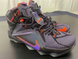 Nike Lebron 12 Instinct Cave Purple/Hyper Grape 684593-583 Size 11