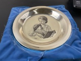 Numbered #307 Solid Sterling Silver, The 1974 Franklin Mint Mother's Day Plate