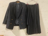 Brooks Brothers Navy Women's Blazer and Skirt Combo