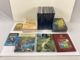 Collection of hardback vintage fishing books