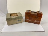 vintage Plano and fenwick wood stream tackleboxes