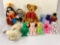 fantastic collection of vintage stuffed animals, Beanie Babies, Harrods and WDW goofy.