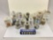 Unique lot of different collectible beer steins, German/American