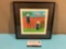 Small framed hand signed/ numbered nun art print CARDINAL SIN by Frank Whipple, 19 of 50