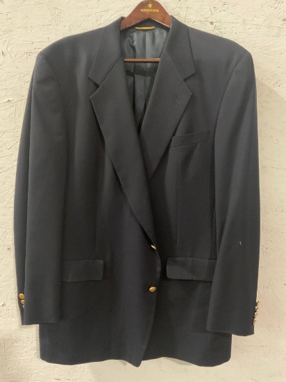 Hart Schaffner & Marx Gold Trumpeter Tailored for Nordstrom Navy Jacket