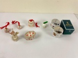 Beautiful lot of different Irish and English porcelain, bells and sugar containers.