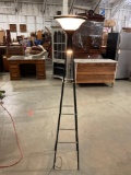 Modern Torchiere floor lamp with two lights - 1 up, 1 down. (2 of 2).