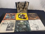 Jethro Tull Albums and Custom Bag made of Album Covers
