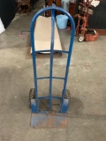 Vintage Loop Handle Hand Truck / Moving Dolly with inflatable tires.