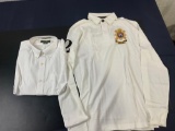 1 Eddie Bauer Dress Shirt + Long Sleeved Polo by Ralph Lauren both Size S