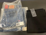 Lot of 3 Jeans Various Sizes Levi's and Sixth Screen