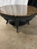 COFFEE TABLE FROM LOCAL OLYMPIA BISTRO.