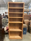 Large Solid wood shelving unit / Bookcase with adjustable shelves. (3 of 3)