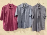 3x XL Dress Shirts of various makers (Bugatchi + Kirkland)