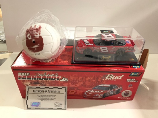 1:24 scale Diecast replica 2001 Budweiser Chevy Monte Carlo dale Earnhardt Jr. W/ Wilson volleyball