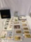 Large Lot International collector Society MLB First day covers, stamp blocks, 23K gold