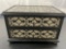Lacquered Two Drawer Jewelry Box Inlay Style
