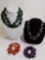 Beautiful set of Polished Stone Necklaces and Bracelets