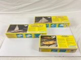 Lot of 3x Midwest Products Co ship model kits.