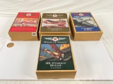 Lot of 4x vintage boxed Wings of Texaco Collector Airplanes
