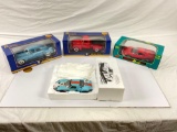 4x vintage die cast cars in original boxes, Creative Masters, American Mint and Anson