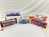 Lot of vintage boxed 1:64 scale die cast Team Transported trucks
