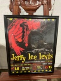 Framed Jerry Lee Lewis Poster New Years Eve Memphis Tennessee