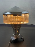 Vintage/Mid-Century Art Deco Lamp with 2 bulbs and 3 feet.