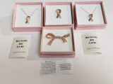 Lot of 4 pieces of Kenneth J. Lane Rose Gold Jewelry