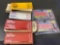 Coleco Quiz Wiz Cartridges 1, 4, 11, and 19 and Jeopardy Answer/Question Books and cartidges #2 + #3