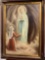 Antique Signed Framed Oil on Canvas 'Our Lady Of Lourdes' by John Pieron