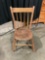 Vintage wood chair.