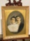 Vintage Framed print of a photograph of a unknown couple