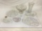 Collection of assorted crystal glass pieces, 9pcs