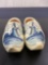 Vintage Handpainted Wooden Clogs from Holland Children's size 11.5?