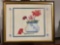 Signed Lithograph of a Flowers in Pot