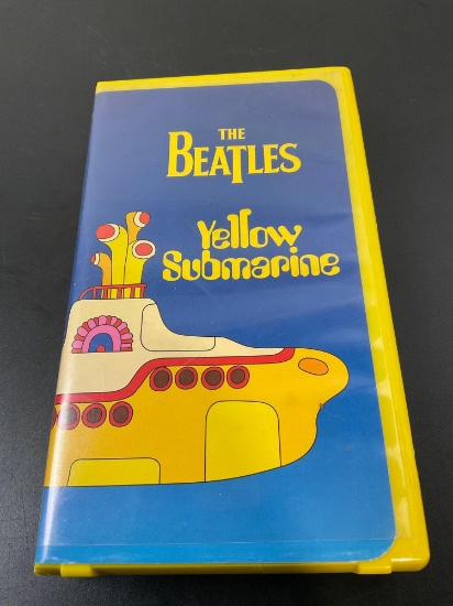 The Beatles Yellow Submarine Movie VHS Yellow Case