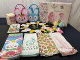 Easter/Spring Decorations, 2 chicks with rabbit ears, Holiday Towels, and more