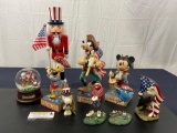 3 Jim Shore 4th of July Figures, and more patriotic decorations